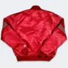 80s arizona cardinals vintage red bomber jacket