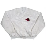 Arizona Cardinals 80's Vintage White Satin Jacket