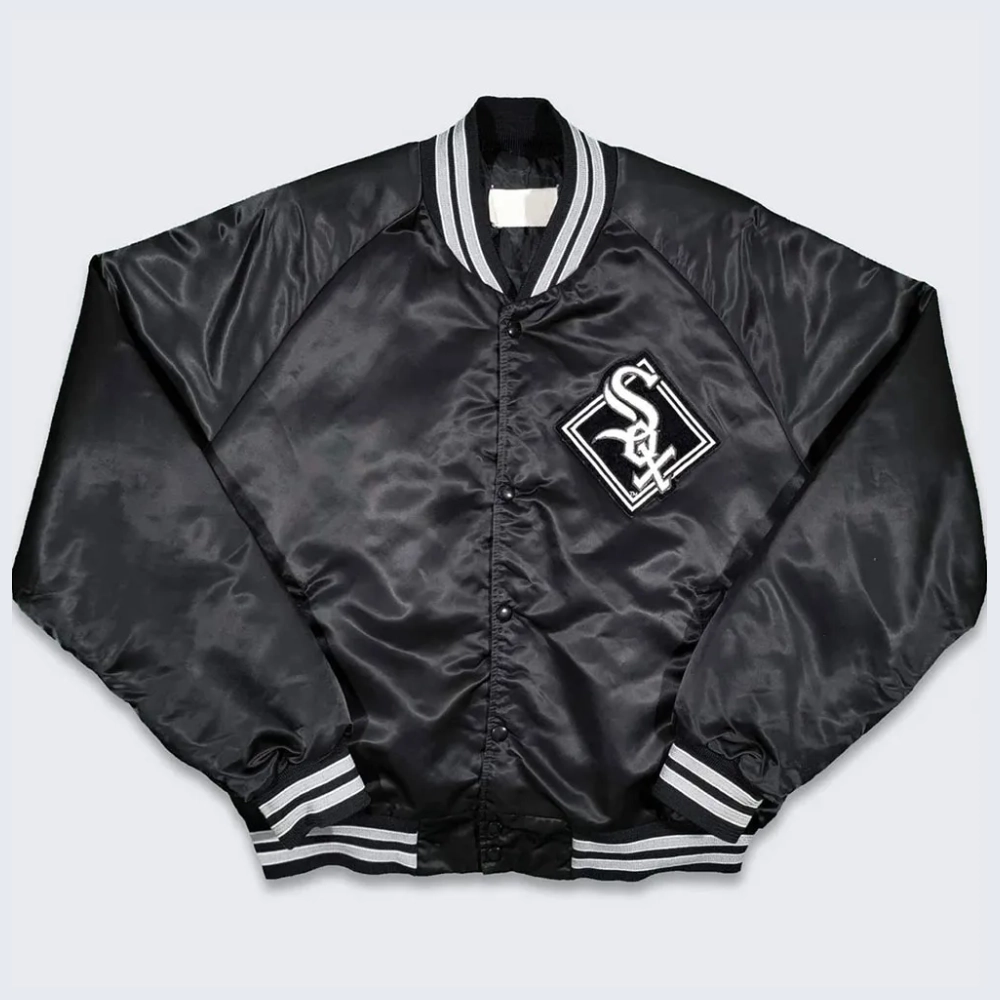 80s chicago white sox jacket