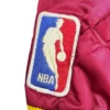 80s cleveland cavaliers burgundy satin jacket