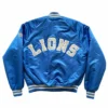 80s detroit lions jacket