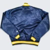 80s indiana pacers navy satin jacket