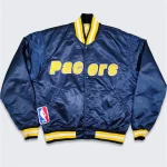 Indiana Pacers 80’s Vintage Navy Satin Jacket