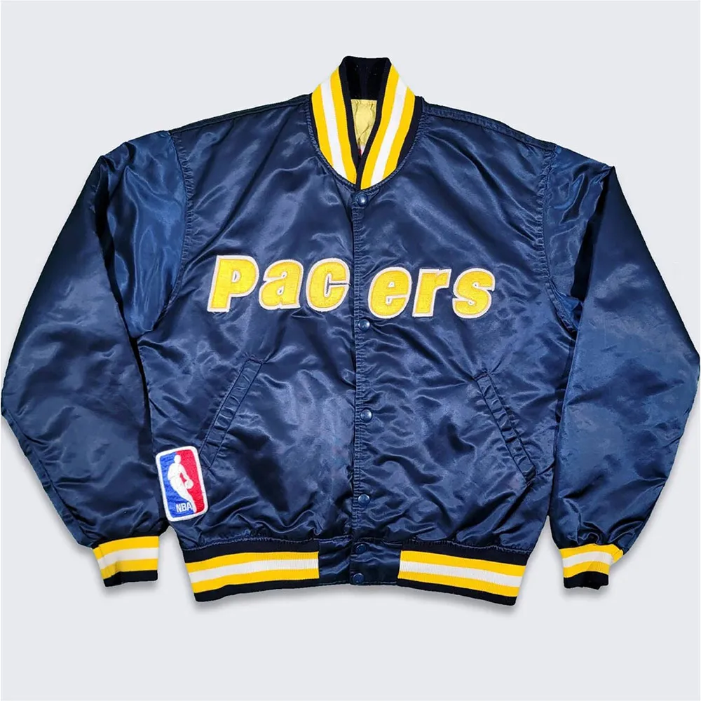 80s indiana pacers vintage jacket