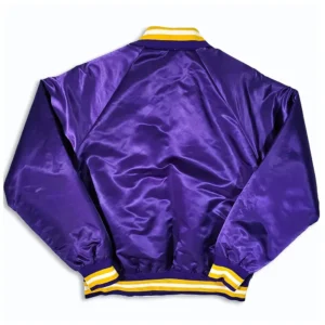 80s los angeles kings purple satin jacket