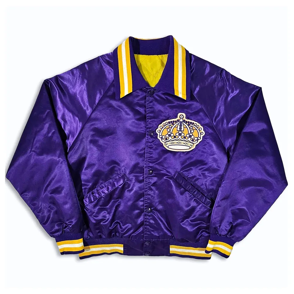 80s los angeles kings vintage jacket