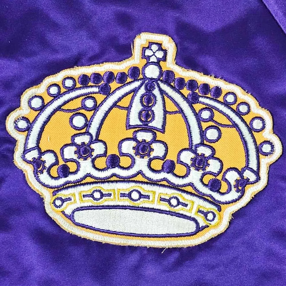 80s los angeles kings vintage varsity jacket