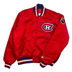 80s montreal canadiens vintage jacket