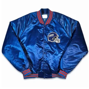 80s new york giants bomber jacket