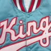 80s sacramento kings vintage full snap jacket