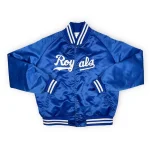 Kansas City Royals Vintage World Champions Blue Satin Jacket