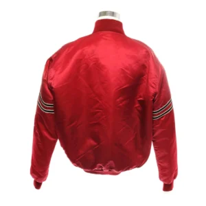 90s arizona cardinals vintage satin jacket