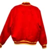 90s atlanta hawks red satin jacket
