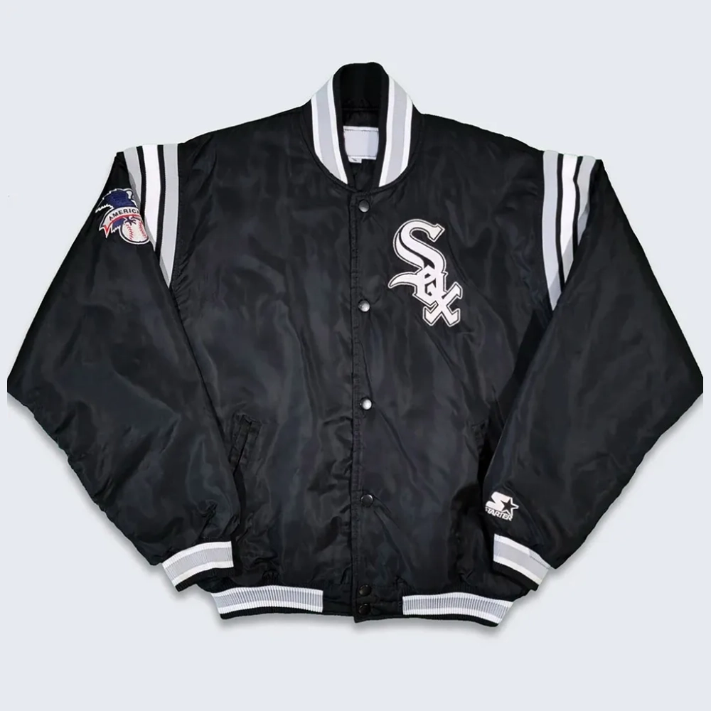 90s chicago white sox jacket