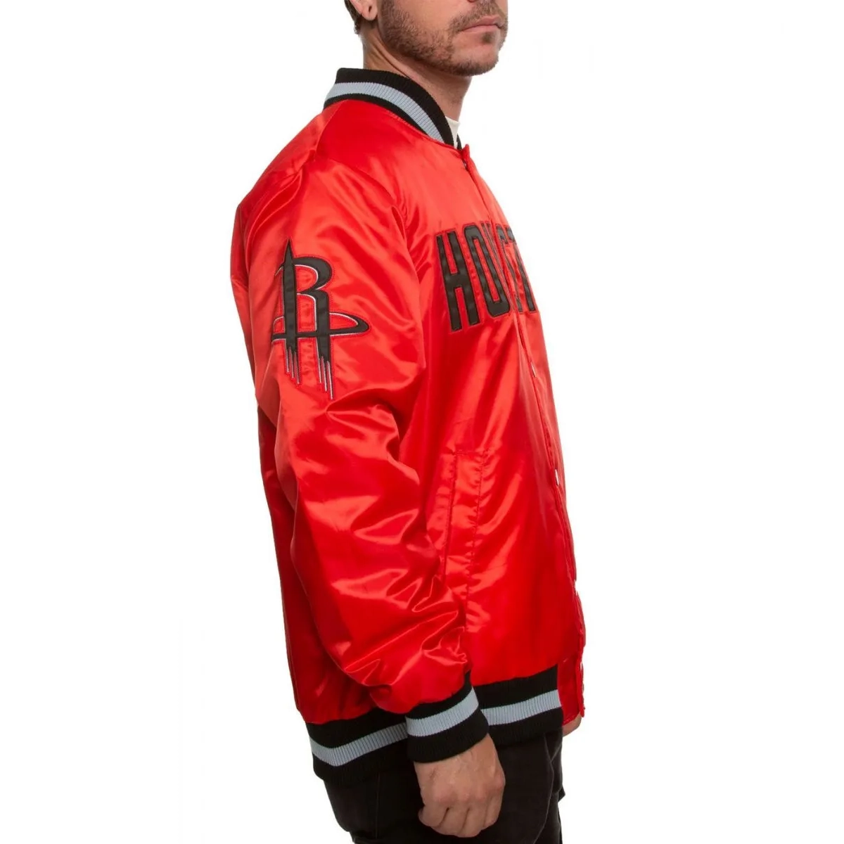 90s houston rockets red bomber jacket