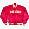 90s houston rockets red vintage jacket