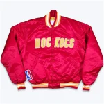 Houston Rockets 90's Vintage Red Satin Jacket