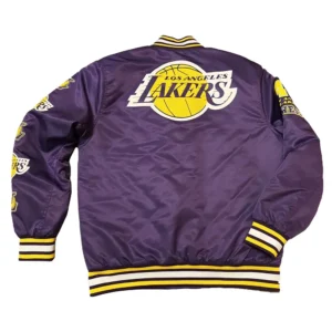 90s la lakers 48 west purple jacket
