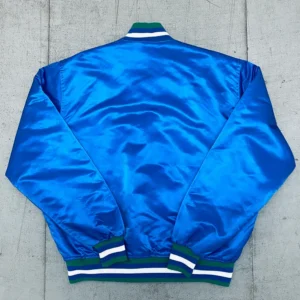 90s minnesota timberwolves vintage bomber jacket
