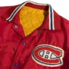 90s montreal canadiens full snap jacket