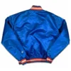 90s new york knicks vintage blue satin jacket