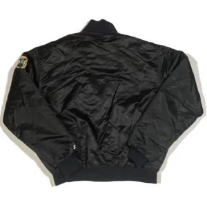 90s oakland athletics black script jacket
