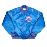 Winnipeg Jets 90’s Vintage Blue Satin Jacket