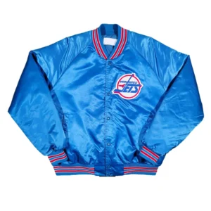 90s winnipeg jets vintage full snap jacket