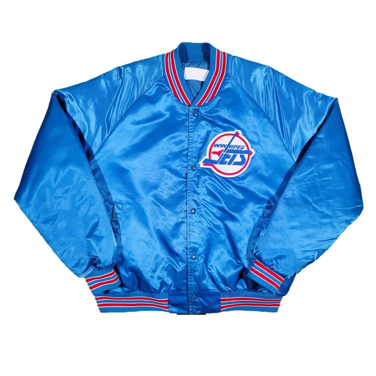 90s winnipeg jets vintage full snap jacket
