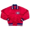 90s womens montreal canadiens vintage full snap jacket