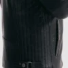Adjustable waist black jacket