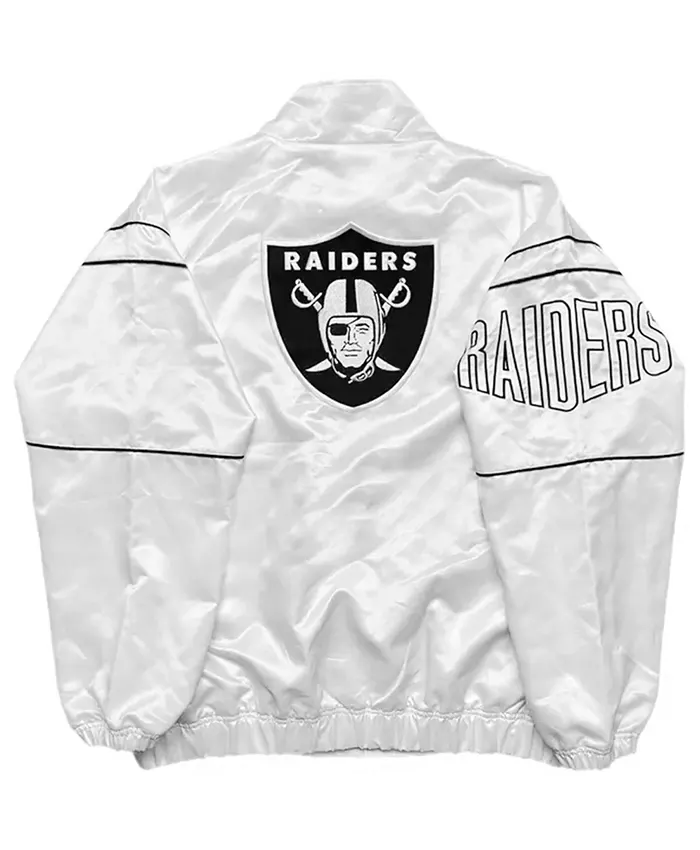 Al davis 1994 95 raiders white jacket