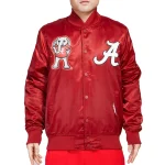 Alabama Crimson Tide Classic Red Satin Jacket