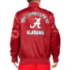Alabama crimson tide classic satin jacket