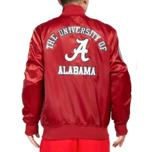 Alabama crimson tide classic satin jacket