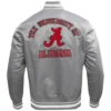 Alabama crimson tide classic satin varsity jacket