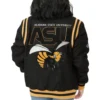 Alabama crimson tide collegiate luxe wool bomber varsity jacket