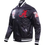 Alabama Crimson Tide Classic Black Satin Jacket