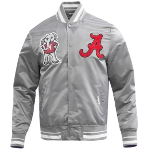 Alabama crimson tide satin classic jacket