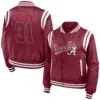 Alabama crimson tide womens bomber varsity jacket