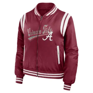 Alabama crimson tide womens varsity jacket