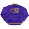Alcorn state braves baseball full zip polyester varsity jacket