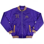 Alcorn State Braves Baseball Purple Polyester Jacket