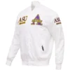 Alcorn state braves classic varsity white jacket