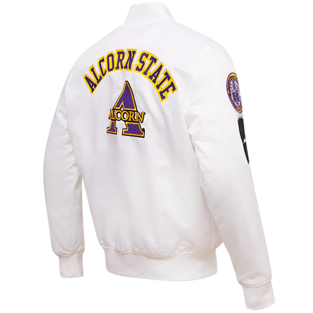 Alcorn state braves classic white jacket