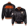 Anaheim ducks 30th anniversary black satin jacket