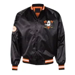 Anaheim Ducks 30th Anniversary Black Satin Jacket