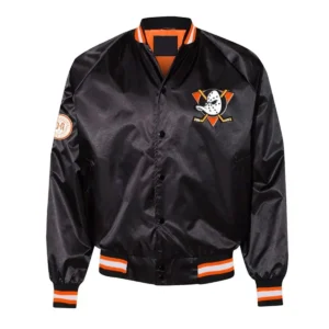 Anaheim ducks 30th anniversary varsity jacket