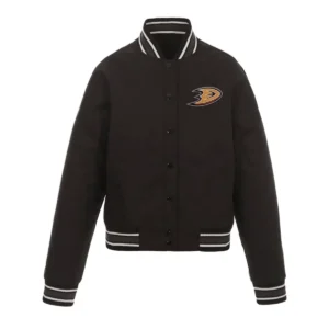 Anaheim ducks front hit jacket