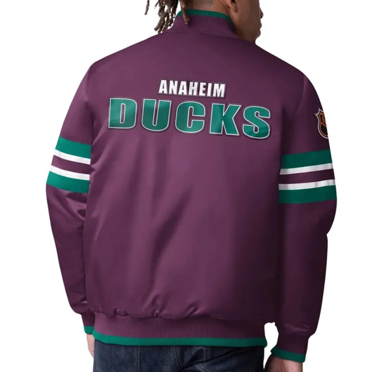 Anaheim ducks scout purple jacket